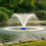 Large Floating Pond Fountain Pump &ndash; Outdoor Water Feature & Aerator