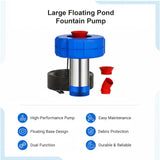 Large Floating Pond Fountain Pump &ndash; Outdoor Water Feature & Aerator
