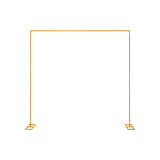 3m Wedding Arch Backdrop Stand &ndash; Square Metal Frame for Balloons & Flowers
