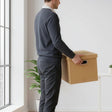 10Pcs Corrugated Cardboard Storage Boxes &ndash; Multi-Purpose Organising Cartons