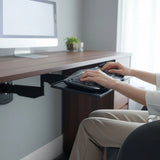 Wall Mount Keyboard Tray &ndash; Adjustable Folding Arm Workstation