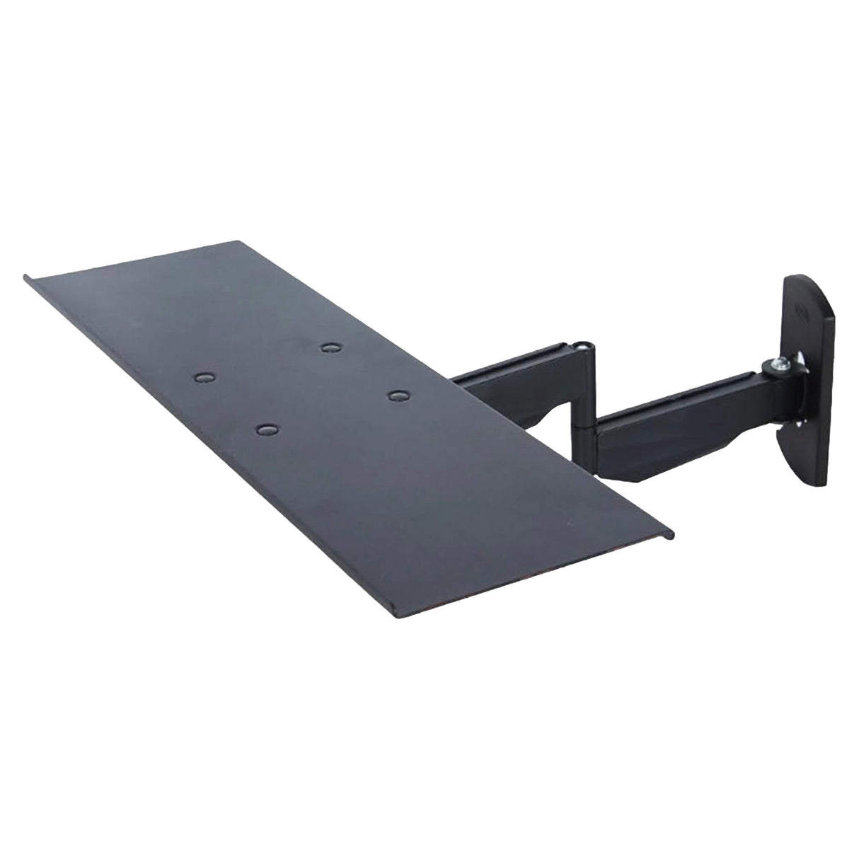 Wall Mount Keyboard Tray &ndash; Adjustable Folding Arm Workstation