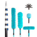 9m Extendable Ceiling Duster Kit &ndash; Heavy Duty Telescopic Pole Cleaner