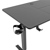 160cm Electric Standing Desk &ndash; Height Adjustable Sit Stand Office Table in Black - Extra Image