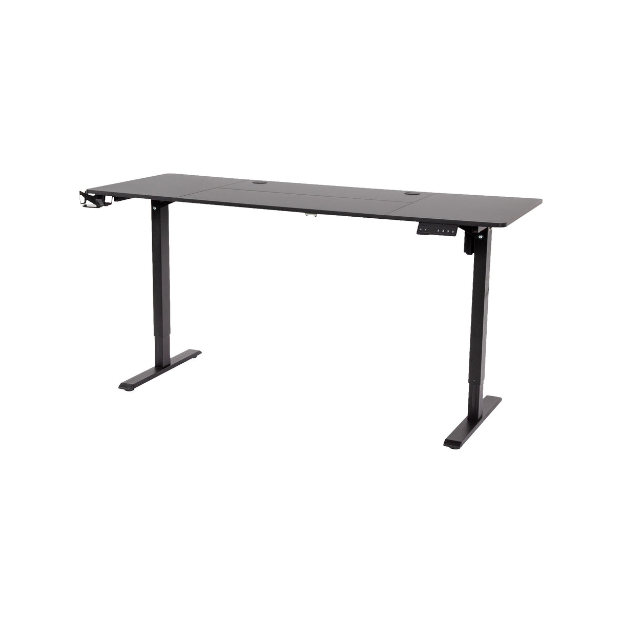 160cm Electric Standing Desk &ndash; Height Adjustable Sit Stand Office Table in Black