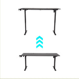 160cm Electric Standing Desk &ndash; Height Adjustable Sit Stand Office Table in Black - Extra Image