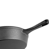 Chef Cast Iron Frying Pan Set &ndash; 3PCS Skillet, Grill & Oven Cookware for Home Cooking