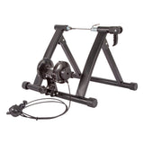 Indoor Bicycle Trainer &ndash; Magnetic Stationary Bike Stand for Home Fitness Workouts - Rear View