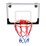 Indoor Mini Basketball Hoop Set &ndash; Door Mounted Backboard Kit with Ring & Ball