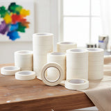 72 x White Masking Tape Rolls &ndash; 24mm x 50m Painters Adhesive Tape for Painting