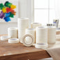 72 x White Masking Tape Rolls &ndash; 24mm x 50m Painters Adhesive Tape for Painting