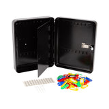 Key Cabinet Lock Box &ndash; 72 Key Capacity Wall Mount Secure Storage Organizer - Front View