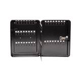 Key Cabinet Lock Box &ndash; 72 Key Capacity Wall Mount Secure Storage Organizer - Top-Down View