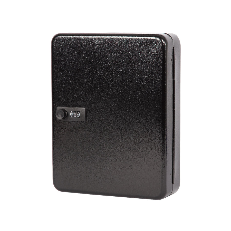 Key Cabinet Lock Box &ndash; 72 Key Capacity Wall Mount Secure Storage Organizer