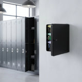 48-Key Cabinet Key Safe with Combination Lock & Keys &ndash; Wall Mounted Storage - Front View