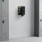 48-Key Cabinet Key Safe with Combination Lock & Keys &ndash; Wall Mounted Storage - Side View
