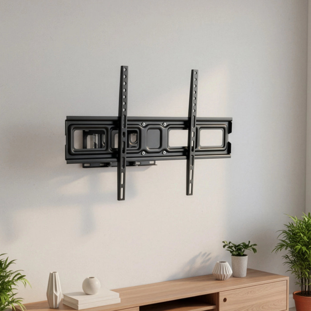 32&ndash;75" TV Full Motion Wall Mount Bracket &ndash; Swivel & Tilt Adjustable Flat Screen Holder
