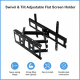 32&ndash;75" TV Full Motion Wall Mount Bracket &ndash; Swivel & Tilt Adjustable Flat Screen Holder