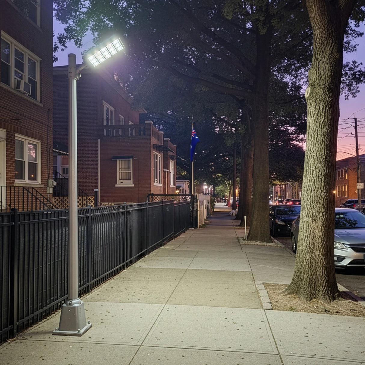 1152 Solar LED Street Light &ndash; Commercial Outdoor Garden Motion Sensor Flood Lamp