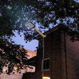 1152 Solar LED Street Light &ndash; Commercial Outdoor Garden Motion Sensor Flood Lamp - Side View