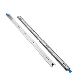 100cm Drawer Runners Pair &ndash; Heavy Duty 100kg Locking Slide Rails - Front View