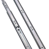 80cm Drawer Runners Pair &ndash; Heavy Duty 100kg Locking Slide Rails - Top-Down View