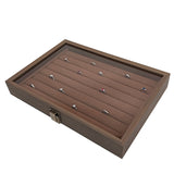 Wooden Jewellery Storage Box &ndash; Organiser Case for Rings, Earrings & Accessories