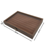 Wooden Jewellery Storage Box &ndash; Organiser Case for Rings, Earrings & Accessories - Extra Image