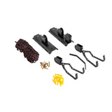 Heavy Duty Bike Hoist Pulley Lift &ndash; Garage Ceiling Bicycle Storage Rack w/ Lock
