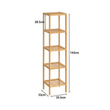 5 Tier Bookshelf Storage Bookcase Shelving Unit for Home Office