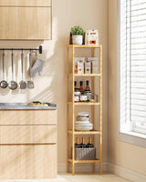 5 Tier Bookshelf Storage Bookcase Shelving Unit for Home Office