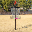 Disc Golf Basket 24 Chain Portable Target with 6 Discs Set