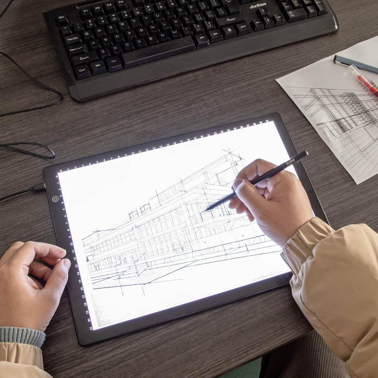 A4 LED Light Tracing Box Drawing Pad for Sketching Animation Art