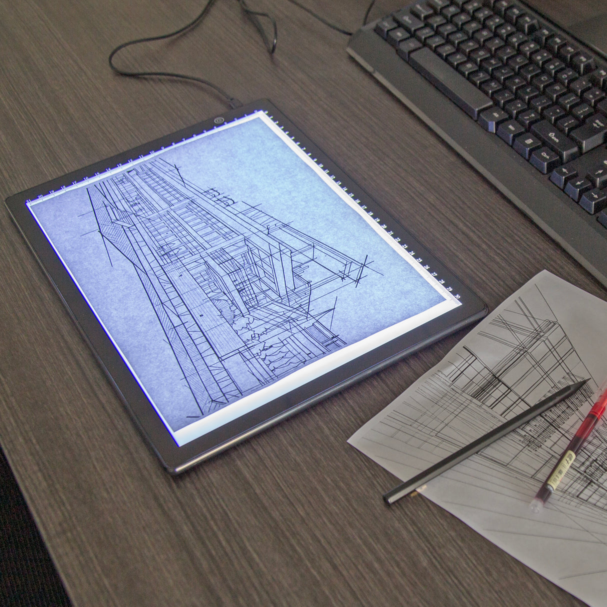 A4 LED Light Tracing Box Drawing Pad for Sketching Animation Art