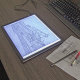 A4 LED Light Tracing Box Drawing Pad for Sketching Animation Art - 45-Degree Angle