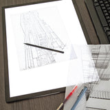 A3 LED Light Tracing Box Drawing Pad for Sketching Animation Art - 45-Degree Angle