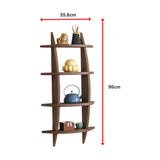 Wall Mounted Solid Wood Shelf Display Stand for Home & Office - Extra Image