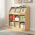 Slanted Top Bookcase Bookshelf Classroom Storage Cabinet