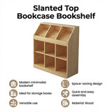 Slanted Top Bookcase Bookshelf Classroom Storage Cabinet