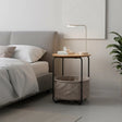 Modern Bedside Table Nightstand Storage for Bedroom or Living Room