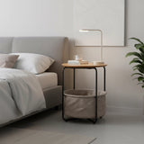 Modern Bedside Table Nightstand Storage for Bedroom or Living Room