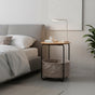 Modern Bedside Table Nightstand Storage for Bedroom or Living Room