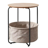 Modern Bedside Table Nightstand Storage for Bedroom or Living Room - 45-Degree Angle