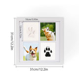 Pet Paw Print Kit DIY Photo Frame for Dogs & Cats Keepsake - Extra Image