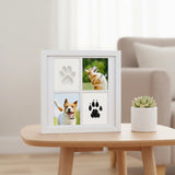 Pet Paw Print Kit DIY Photo Frame for Dogs & Cats Keepsake - Front View