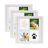 Pet Paw Print Kit DIY Photo Frame for Dogs & Cats Keepsake - 45-Degree Angle