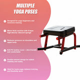 Headstand Yoga Bench with Padded Support for Inversion Training - Top-Down View