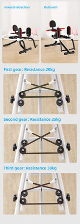 Hip Abductor Machine Glute & Thigh Trainer for Home Gym Workouts