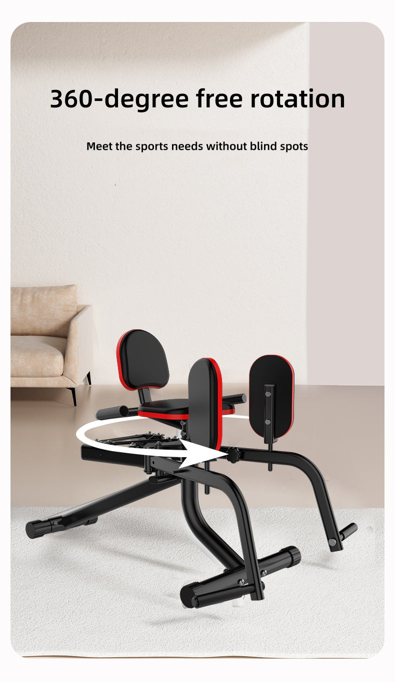 Hip Abductor Machine Glute & Thigh Trainer for Home Gym Workouts