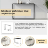 Modern Console Table for Entryway Hallway Living Room Storage